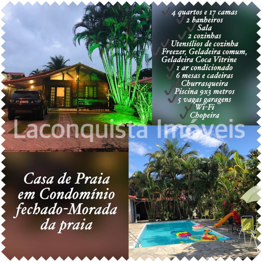 Casa De Praia Estilosa Com Piscina No Condominio-Litoral Norte Bertioga Esterno foto