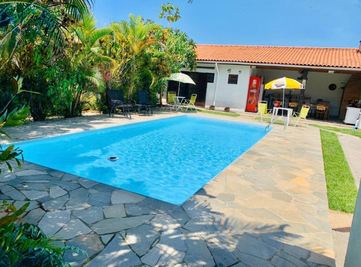 Casa De Praia Estilosa Com Piscina No Condominio-Litoral Norte Bertioga Esterno foto