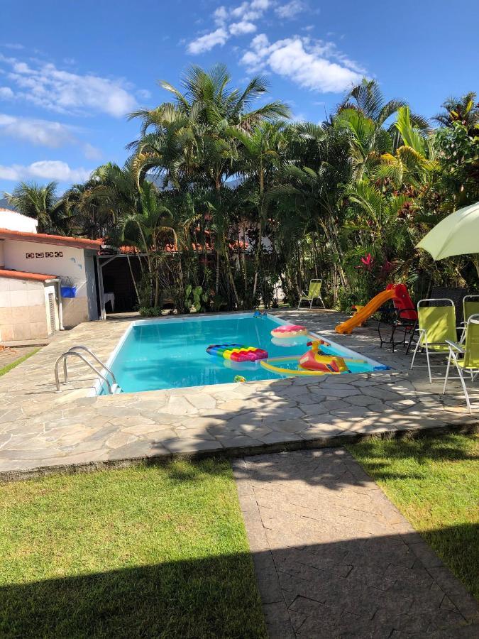 Casa De Praia Estilosa Com Piscina No Condominio-Litoral Norte Bertioga Esterno foto