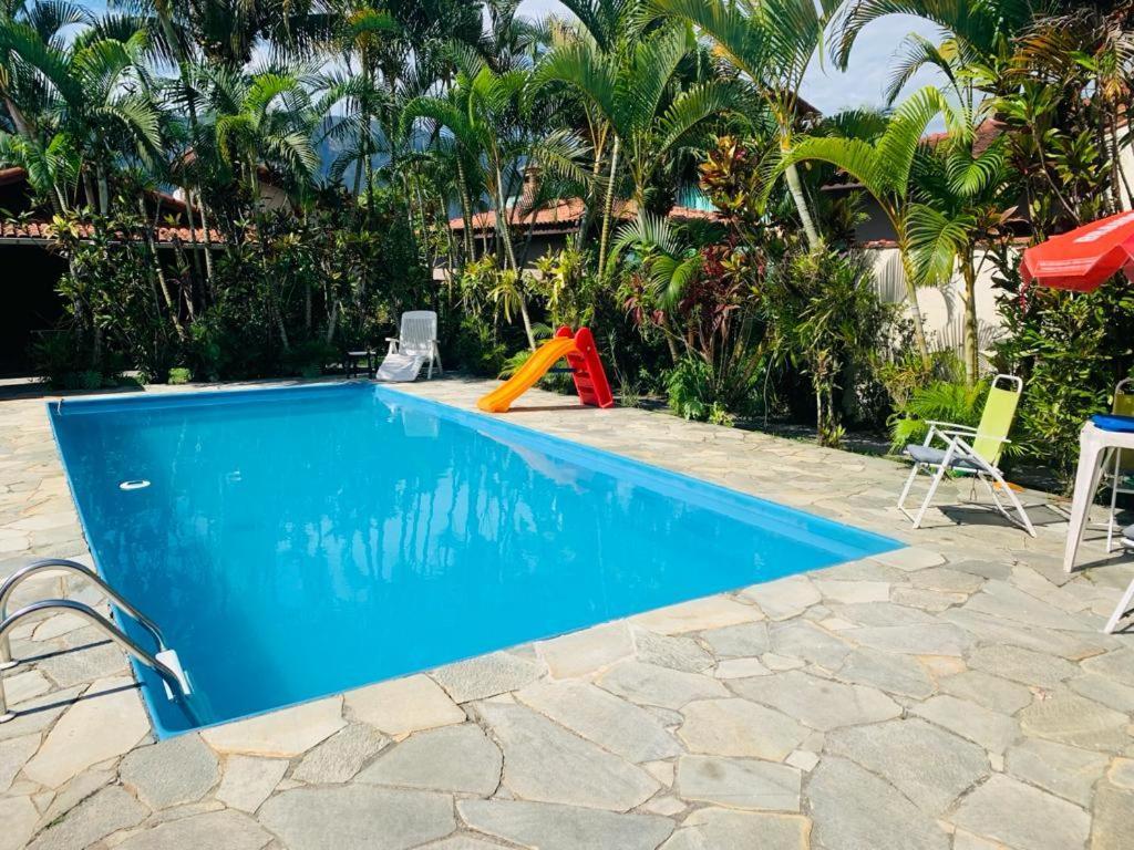Casa De Praia Estilosa Com Piscina No Condominio-Litoral Norte Bertioga Esterno foto